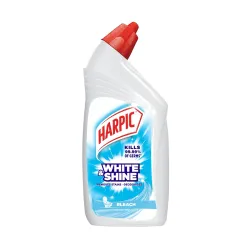 Harpic White and Shine Disinfectant Toilet Cleaner Bleach - 500 ml | Indias # 1 Toilet Cleaner