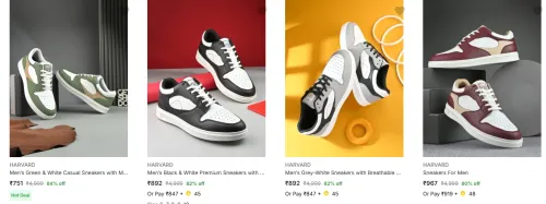 Image of Harvard Men’s Casual Shoes upto 84% Discount