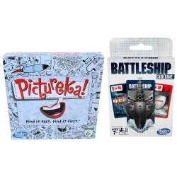 Hasbro Gaming Pictureka! Board Game for Family and Kids&Hasbro Gaming Jenga Mini