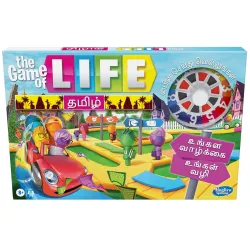 Hasbro Gaming The Game of Life Game in Tamil (தமிழ்) for 2 to 4 Players