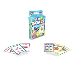 Hasbro Gaming The Game of Life Goals,Quick-Playing Card for 2-4 Players,Life Card Game for Families and Kids Ages 8 and 