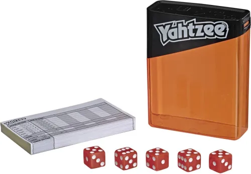 Image of Hasbro Yahtzee Neon Pop Board Game