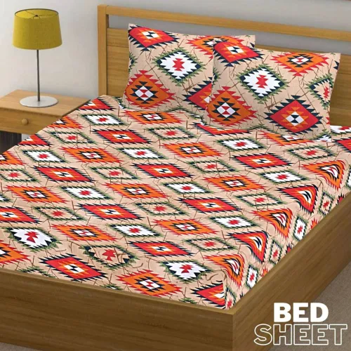 Image of Hashcart Polycotton Double Bedsheet 