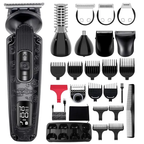 Image of Hatteker Beard Trimmer Set, 8 in 1