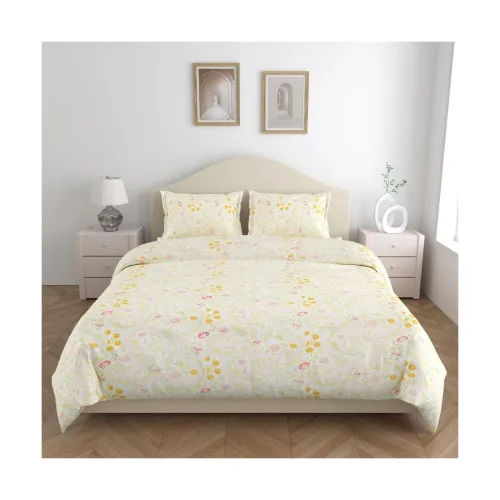 Image of haus & kinder Double Bed Bedsheet with 2 Pillow Covers 100 x 90 