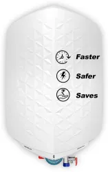HAVELLS 10 L Storage Water Geyser (Puro Nu 10, White, Blue) (White, Blue)