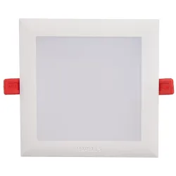 Havells 10W LED Recessed Square Panel Light | (White)|  Energy Efficient| Surge Protection| Premium Downlight for Home a