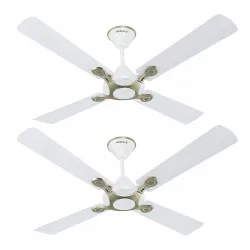 Havells 1200mm Ceiling Fan (Pack of 2 Pearl White Silver)