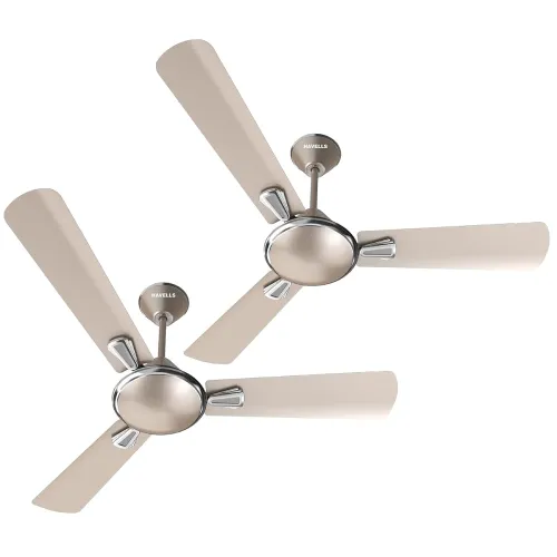 Image of Havells 1200mm Festiva ES Ceiling Fan (Pack of 2, Gold Mist)