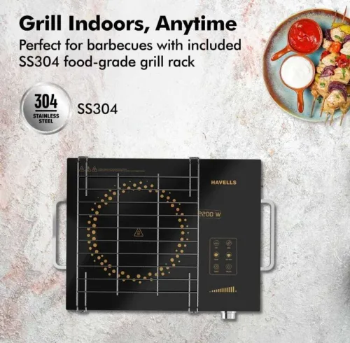 Image of HAVELLS 2200 W Infrared Cooktop Touch Panel