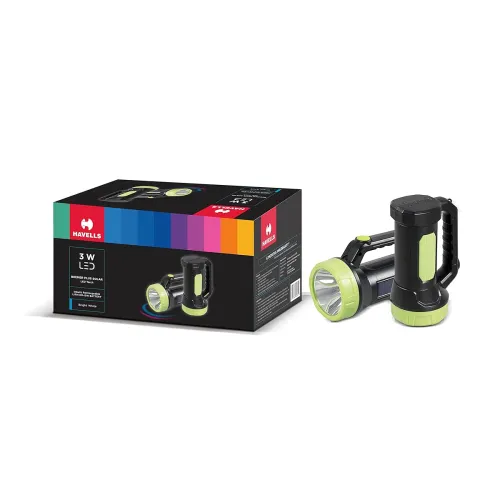 Image of Havells 3W LED Torch Rechargeable 