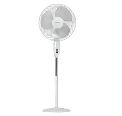Havells 400mm Swing Pedestal Fan | 120 Ribs Guard Safety, Smooth Oscillation, Heavy Base For Stability, 3 Star | High Ai
