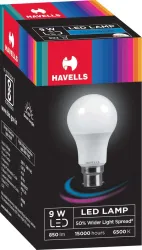 HAVELLS 9 W Basic Round B22 LED Bulb (White)