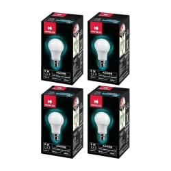 HAVELLS 9 W Basic Standard B22 LED Bulb (White, Pack of 4)