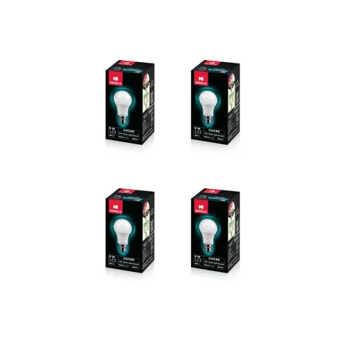 Image of Havells 9w LED Bulb Cool Day White Light 6500K (Pack of 4)