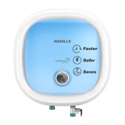 Havells All New Adonia Spin 15L 5 Star Storage Water Heater(Geyser)|Faster Heating|Safe to use|Saves electricity|Feroglas Coated Anti Rust Tank| Temp. setting knob|7 Yr. Tank Warranty| Made....