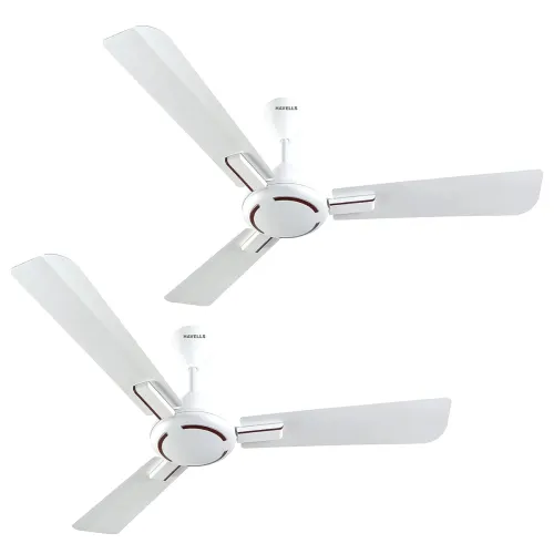 Image of Havells Ambrose ES 1200mm Ceiling Fan (Pack of 2, Pearl White Wood)