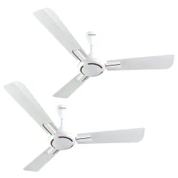 Havells Ambrose ES 1200mm Ceiling Fan (Pack of 2, Pearl White Wood)