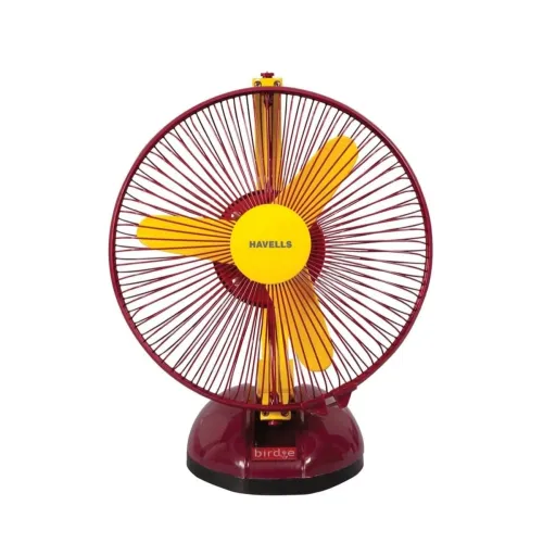 Image of Havells Birdie 230mm Personal Fan (Yellow Maroon)