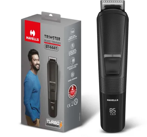Image of HAVELLS BT4441 Trimmer 120 min Runtime 9 Length Settings