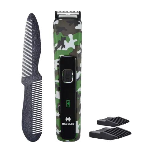 Image of HAVELLS bt5113c Trimmer 120 min Runtime 9 Length Settings (Green)