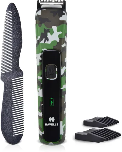 Image of HAVELLS bt5113c Trimmer 120 min Runtime 9 Length Settings (Green)