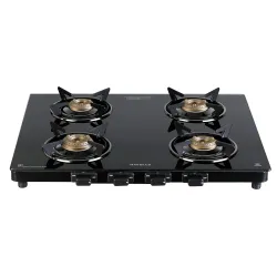 Havells Calore Gas stove 4 Heavy Duty Forged Brass Burner|