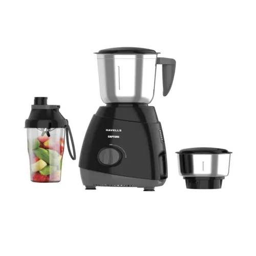 Image of Havells Capture Black 500W Mixer Grinder
