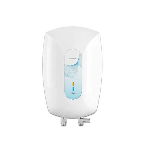 Image of Havells Carlo 3 Litre Instant Water Heater (White Blue), Vertical Mounting