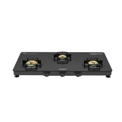 Havells Contour 3-Burner Toughened Glass LPG Gas Stove