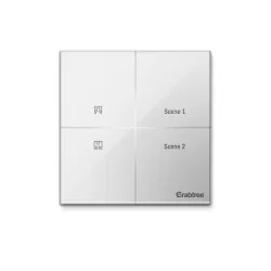 Havells Crabtree iSense Smart Monoblock Touch Panel with 1 Curtain Controller