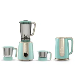 Havells Craft Kitchen Essentials Combo for Premium and Modern Kitchens | Mixer Grinder + Kettle 