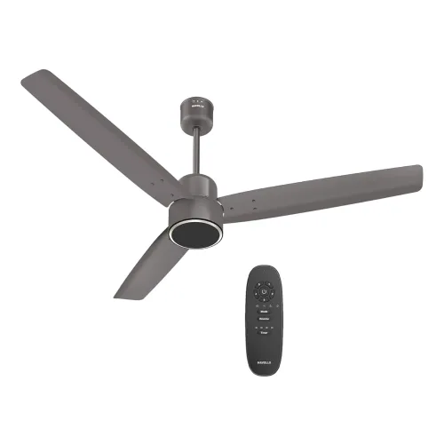 Image of Havells FAB Voice 1200mm BLDC Ceiling Fan (5 Star, Voice Control, 380 RPM, Stone Grey)