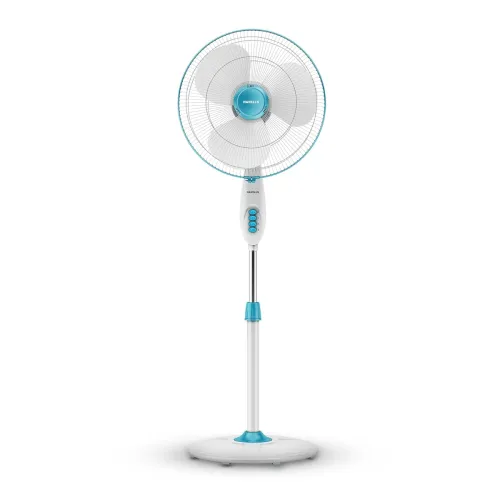 Image of Havells Gatik Pro 400mm Pedestal Fan 120 Ribs Guard for Safety With 2 Year Warranty |
