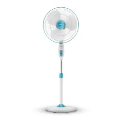 Havells Gatik Pro 400mm Pedestal Fan 120 Ribs Guard for Safety With 2 Year Warranty |