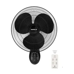 Havells Gatik Pro BLDC 400mm Wall Mount Fan | RPM: 1350 | Double string for Speed & Oscillation control | Thermal Overloaded Protected Motor | 100% Copper Wire Winding Motor | 2 Year Warrant...