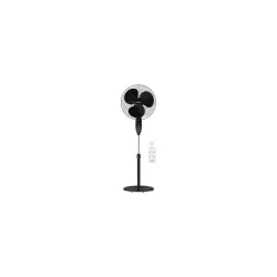 Havells Gatik Pro 400mm BLDC Pedestal Fan | 120 Ribs Guard for Safety| Smooth Oscillation| Heavy Base| ISI Marked | 2 Year Warranty | Black
