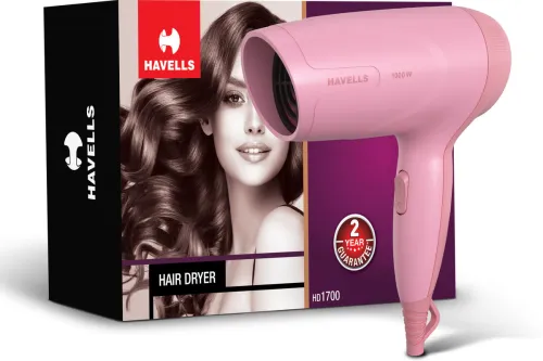 Image of HAVELLS GHPDDABPPK00 Hair Dryer (1000 W, Peach)