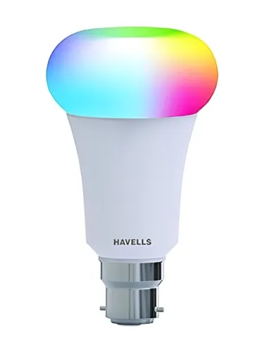 Image of Havells Glamax White & Yellow 9W B22 WiFi LED Smart Bulb
