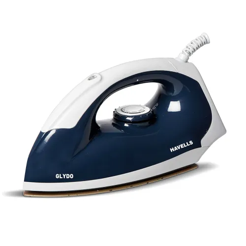 Image of Havells Glydo 1000 watt Dry Iron With American Heritage Non Stick Sole Plate