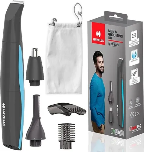 Image of HAVELLS GS6532 5-in-1 Mens Grooming Kit with Protective Combs