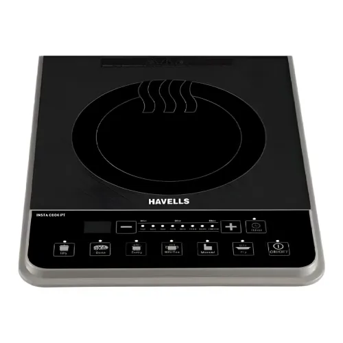 Image of Havells Insta Cooktop QT Black Stainless Steel 1200W