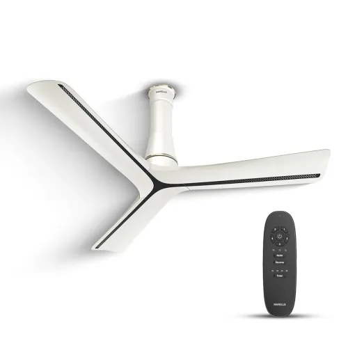 Image of Havells Inveno LX 1200 mm BLDC Ceiling Fan |ABS Aerodyanamic Blades |Telescopic Canopy |Timer,Breeze,Sleep,MOP Modes |Re