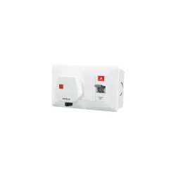 Havells MCB Protected Socket PVC Plastic Base Model 