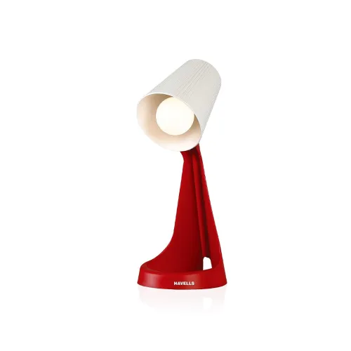 Image of Havells Moderna B22 LED Lamp Base, Red & White