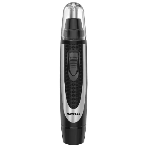 Image of Havells Ne6322 Nose & Ear Hair Trimmer, Battery Operated & Easy To Carry (Black), Unisex