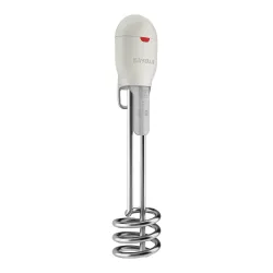 Havells Plastic Zeta 1000 Watt Immersion Heater | ISI Mark Heavy Duty 3 Pin Moulded Plug, Touch Protection Cover |Waterproof, Heating Indicator, Nickel Plating, Warranty: 2 Year Comprehensiv...