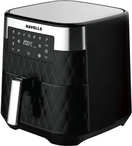 Image of HAVELLS PROLIFE LUXURIA 1700W 5.5 Liter Capacity Digital Touch Panel Air Fryer (5.5 L)