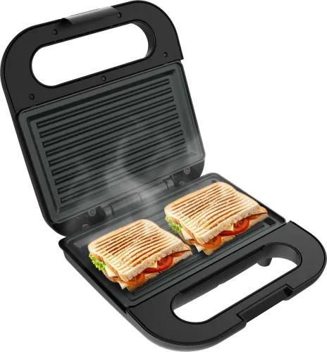 Image of HAVELLS Quick Crunch Grill Sandwich Maker 800 W Power Indicator Light Grill Sandwich Maker (Black)