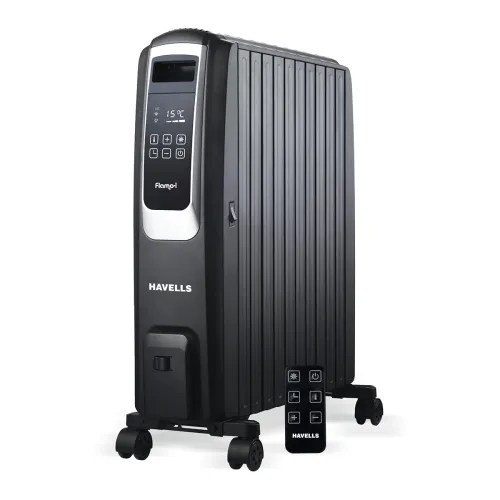 Image of Havells Flamo-i 10 Fin OFR Oil Filled Radiator Room Heater 2500 W 